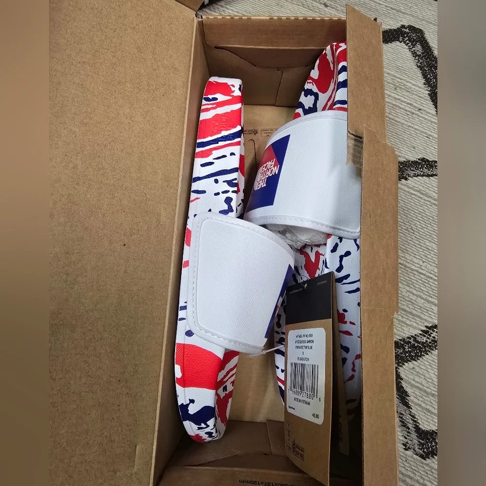 NIB The North Face Women’s Base Camp Slide III – Americana SIZE 9 - Picture 7 of 7